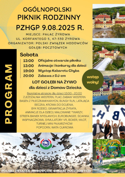 Ogólnopolski Piknik Rodzinny - Pałac w Żyrowej